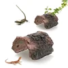 Creative Reptile Terrarium Turtle Accessories Basking Platform Rest Cave Resin Climb Toy Aquarium Decoration Decor Crawling Pets 2