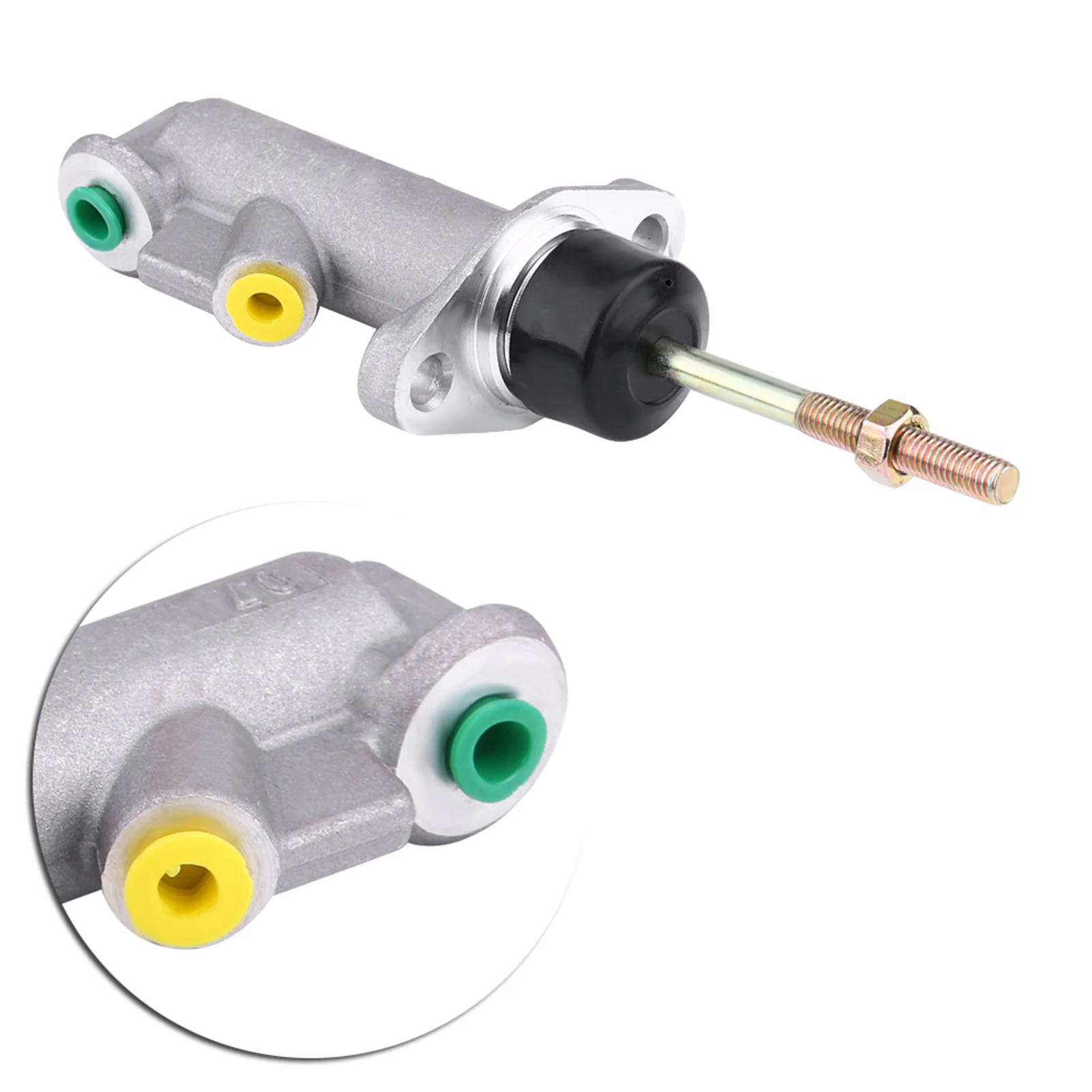 Hydraulic Handbrake Master Cylinder Clutch Master Cylinder Brake Master Cylinder Aluminum Alloy Car Brake Clutch Master Cylinder 0.75in Bore Remote for Hydraulic Hydro Handbrake