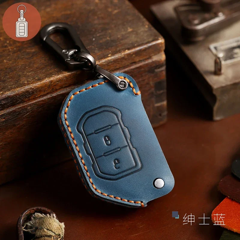 Portachiavi Auto In Pelle E Ferro | Accessorio Elegante Per Chiavi Auto | Uomo E Donna