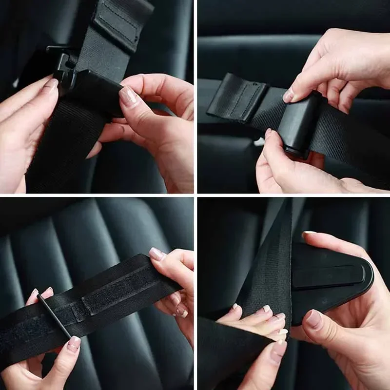 Children Car Safety Belt Adjustable Fixator Universal Car Baby Safety Seat Strap Belt Buckle Seat Correction Tape