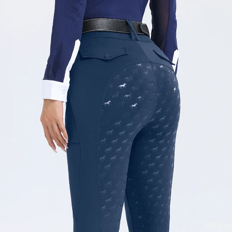 Full Seat Silicone Equestrian Breeches Anti-pilling Horse Riding Tights Jodhpur Leggings Pants Women Equestrian Clothes Full Seat Silicone Equestrian Breeches Anti-pilling Horse Riding Tights Jodhpur Leggings Pants Women Equestrian Clothes