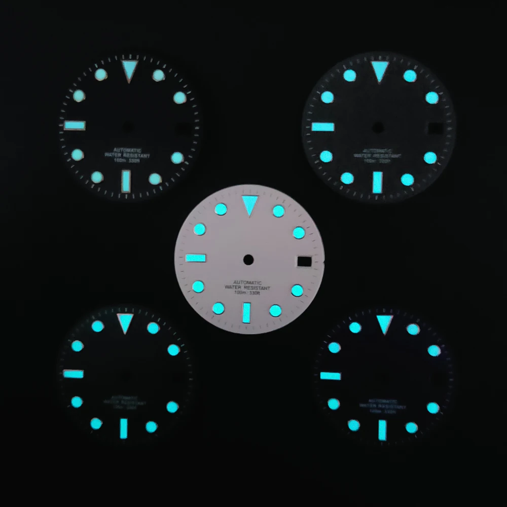 Blue Luminous Dial - 28.5 mm
