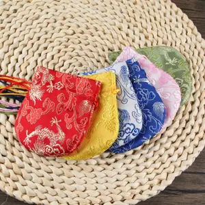 Dragon Boat Festival Bag Dragon Pattern Sachet Jewelry Packaging Ethnic Style Chinese Style Sachet Brocade Small Pouch