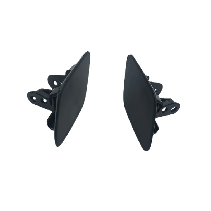 2Pcs BMW X5 E70 2007 2008 2009 2010 2011 front bumper headlight washer nozzle cover primed cap 51657199141 51657199142