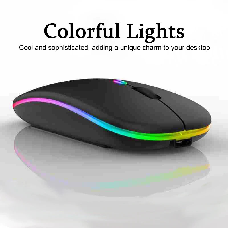 Rechargeable Wireless Mouse for Laptop and PC