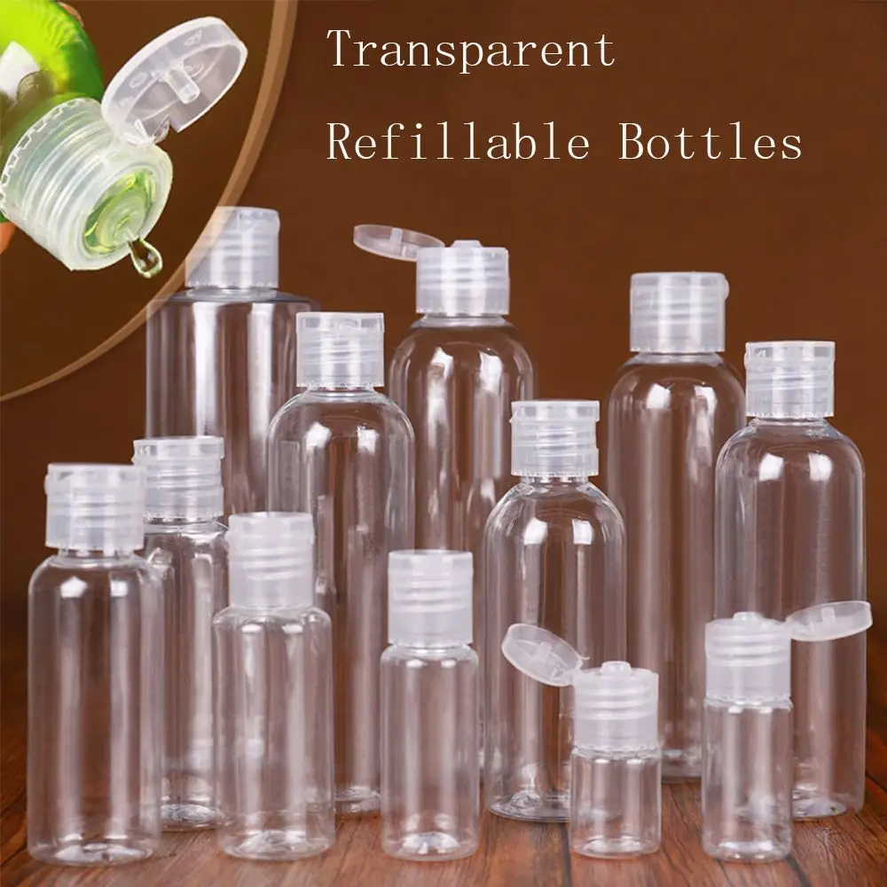 

10/20/30/50/100ml Refillable Bottles Travel Transparent Plastic Perfume Bottle Atomizer Empty Small Spray Bottle