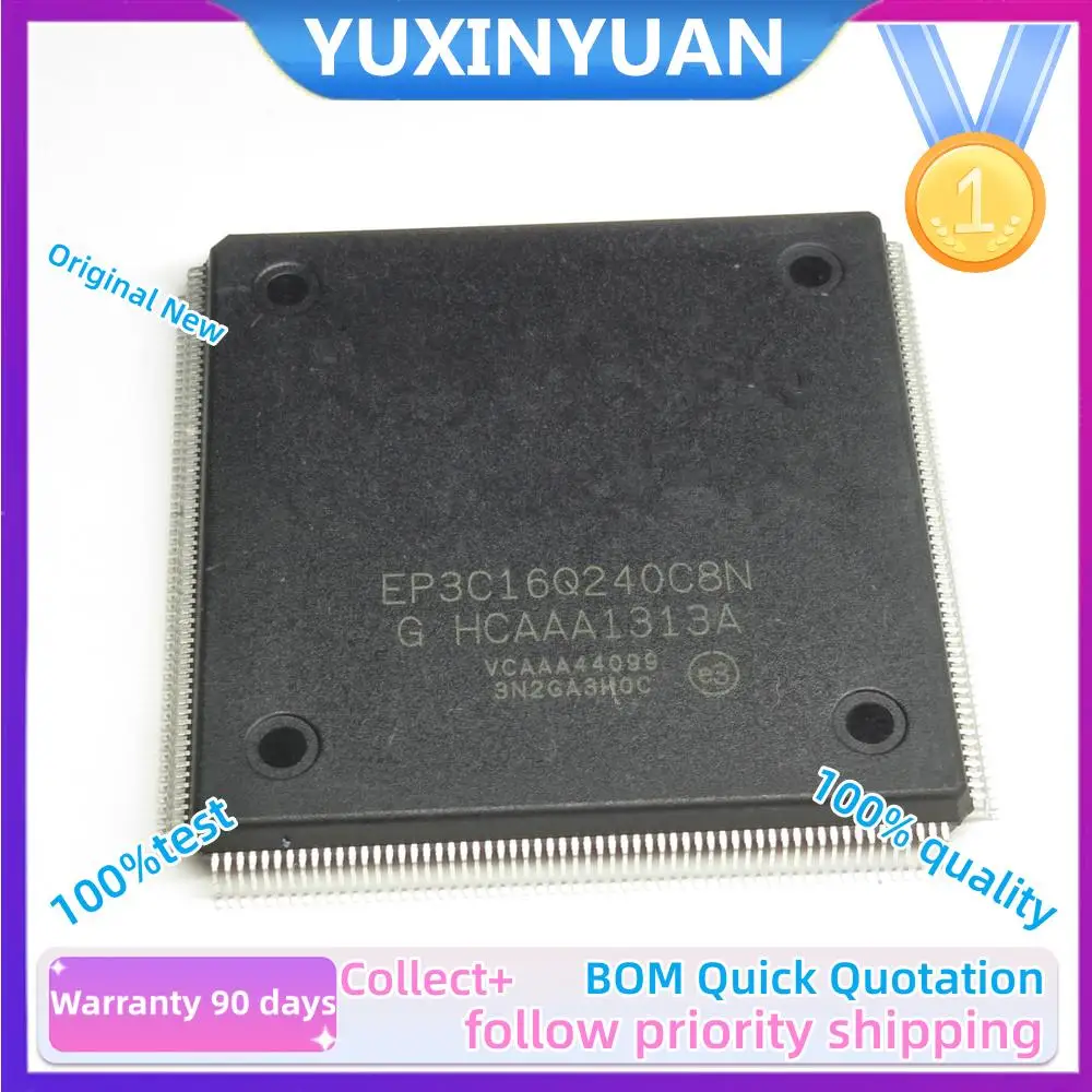 

1 шт. и новый оригинальный EP3C16Q240 EP3C16Q240C8 EP3C16Q240C8N QFP IC FPGA 160 I/O 240QFP в наличии 100% тест
