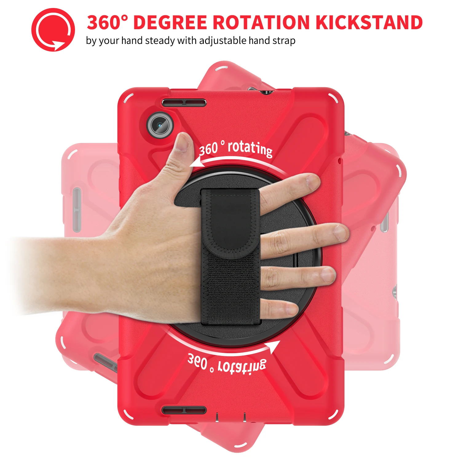 Heavy Duty Shockproof Rugged Tablet Case with Hand/Shoulder Strap