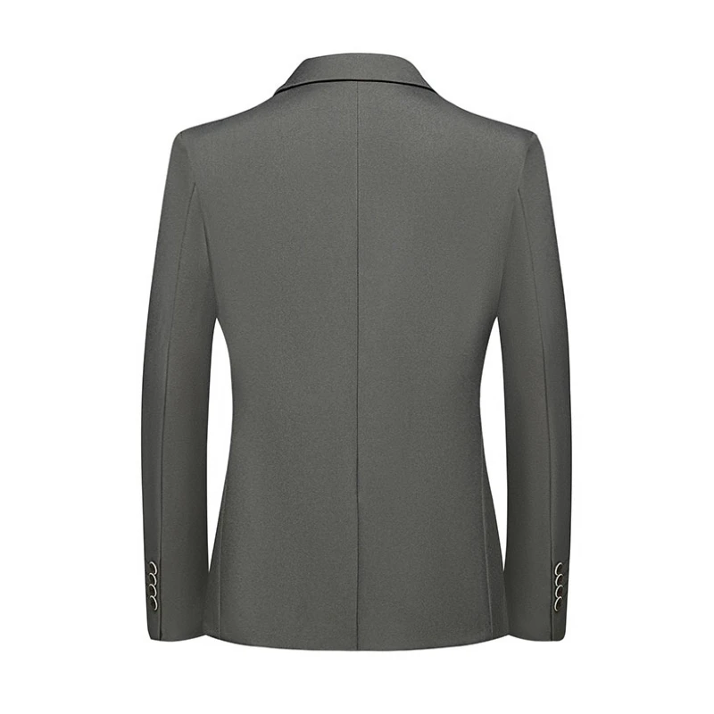 Men 2023 New Advanced Fashion Business Handsome Fashion Casual Four Seasons  Polyester  Mens Blazer Jacket  Regular  Blazers 4