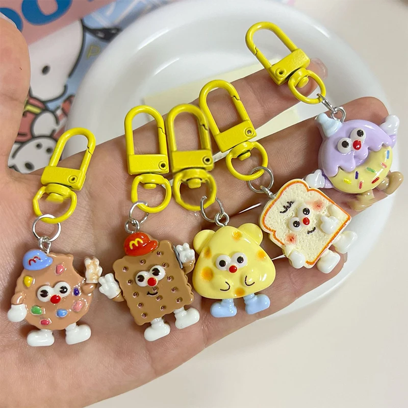 

Милые Мультяшные подвески из смолы, 1 шт., кулон для еды, ювелирные изделия «сделай сам», Забавный брелок, украшение, украшение для рюкзака, аксессуары