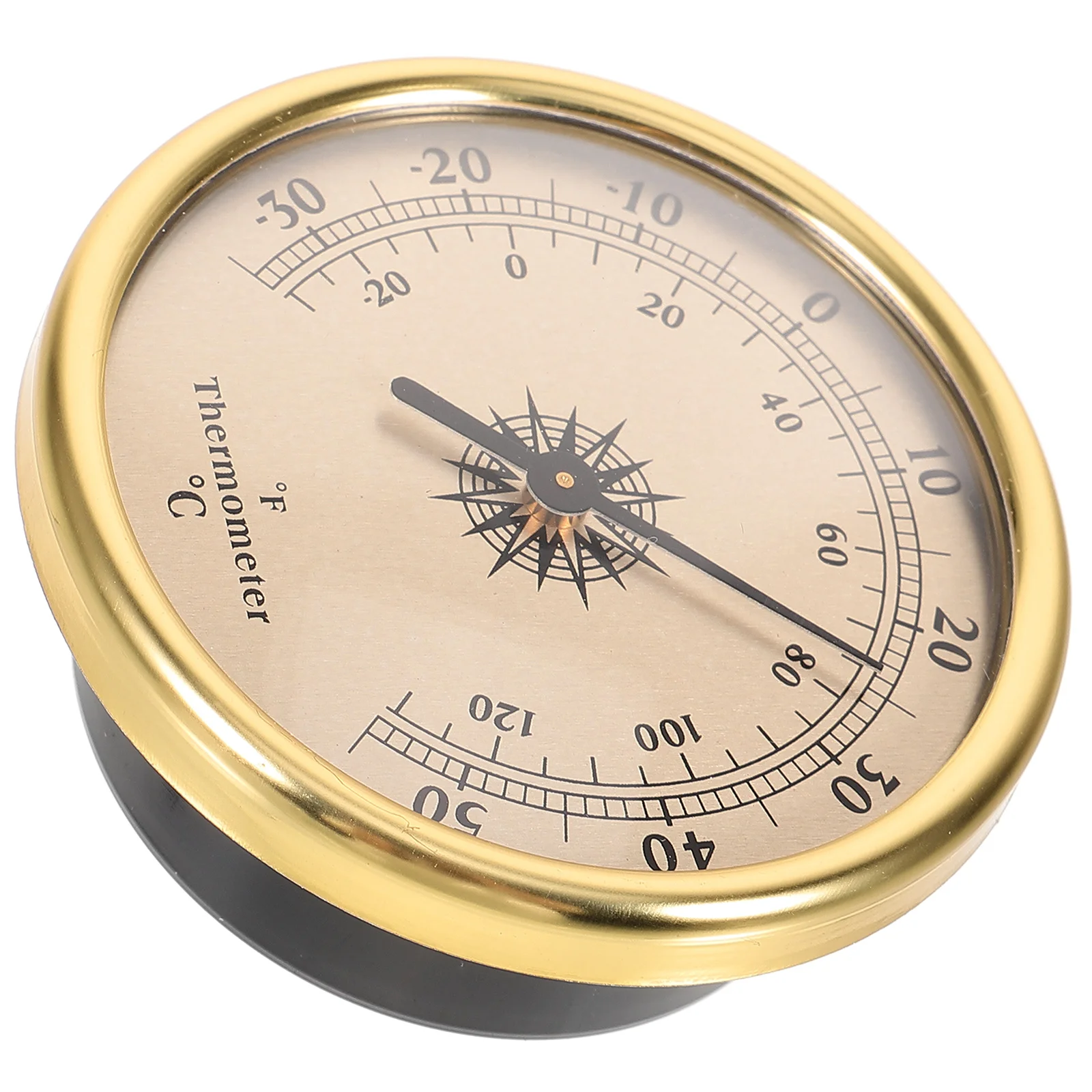 

Thermometer for Indoor Wall Nursery Hygrometer Durable Temperature Tool Aluminum-magnesium Alloy Multifunctional