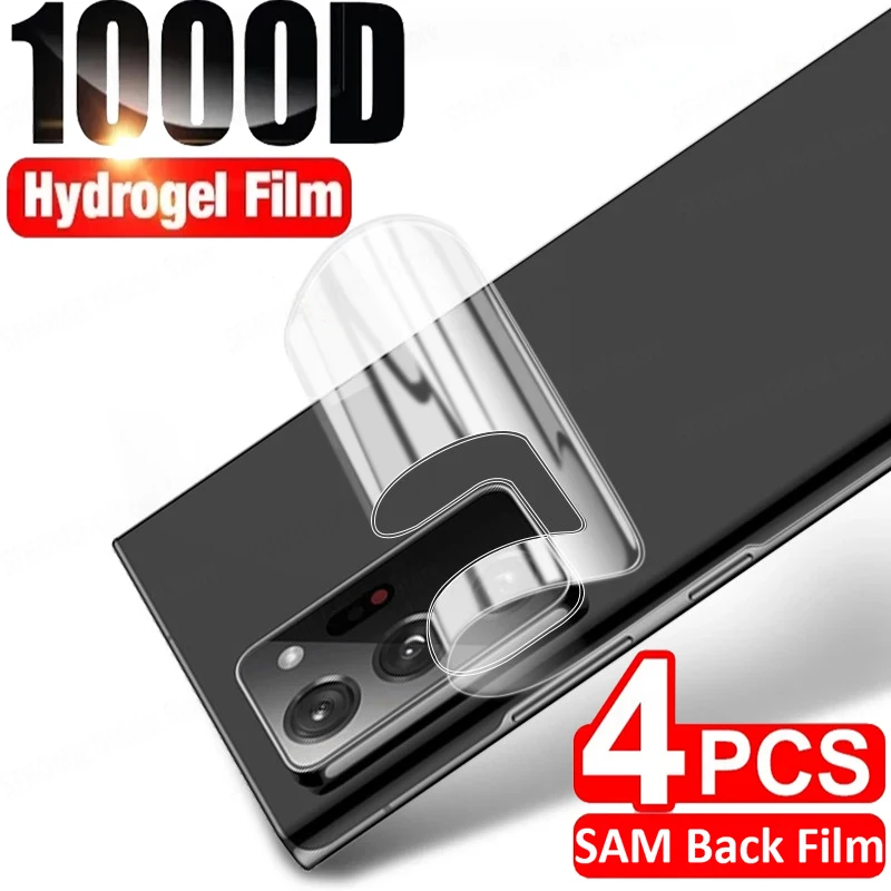 Pellicola Posteriore 4 Pezzi Pellicola Idrogel Per Samsung Galaxy S22 S21 S23 S24 Ultra Plus Fe Per Samsung Note 10 20 Ultra Plus Pellicola Salvascher