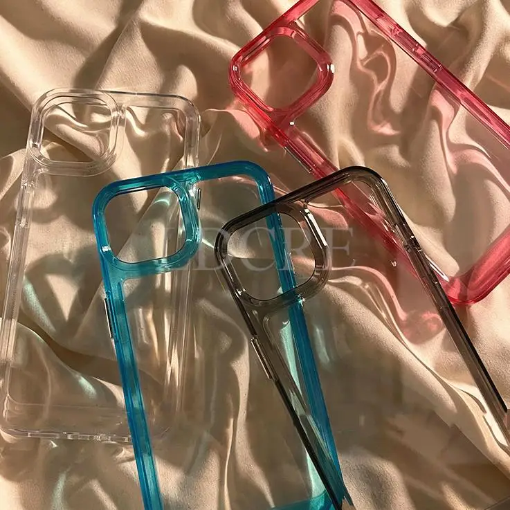 For Iphone 14 Pro Max Case Silicone Clear Shockproof Tpu New Phone Cover For Iphone 14 13 12 11 Se3 Cover Capa Shell Protector 