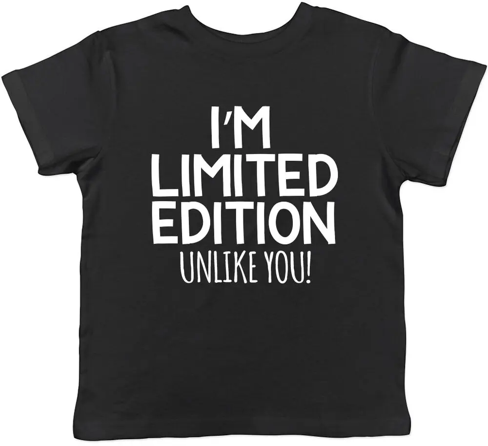 

Футболка I'm Limited Edition в отличие от вас, Детская футболка для мальчиков и девочек из высококачественного 100% хлопка, летняя с коротким рукавом