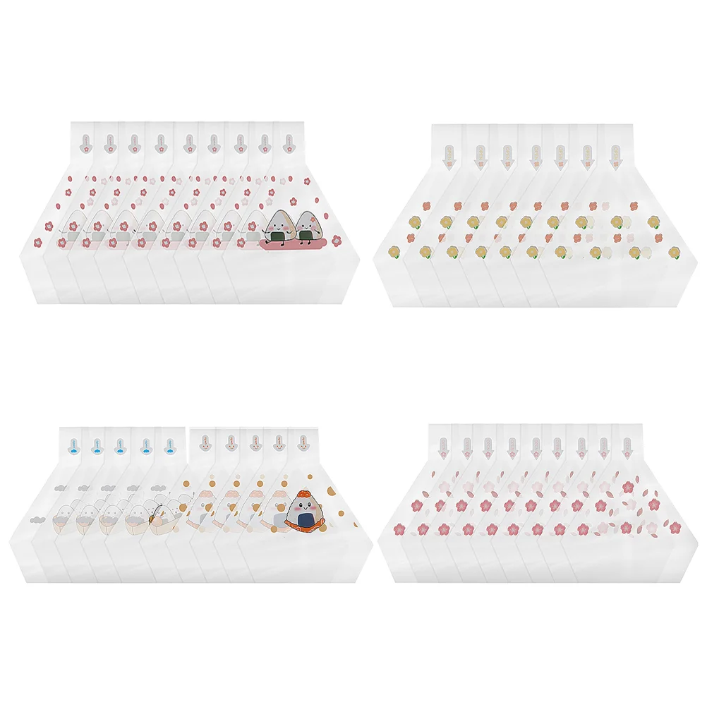 150 Pcs Pp Dedicated Rice Ball Packaging Bag Onigiri Opp Packing Bags Triangle Wrappers