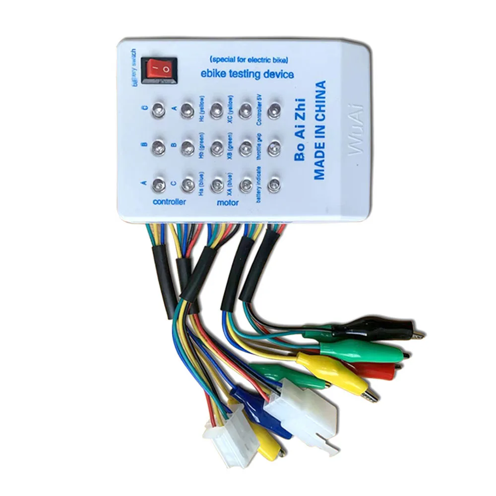 E-Bike Tester E-bike Scooter Brushless Car Motor Controller Tester Quick Battery Powered Spared Device Controller Tester - 1420
