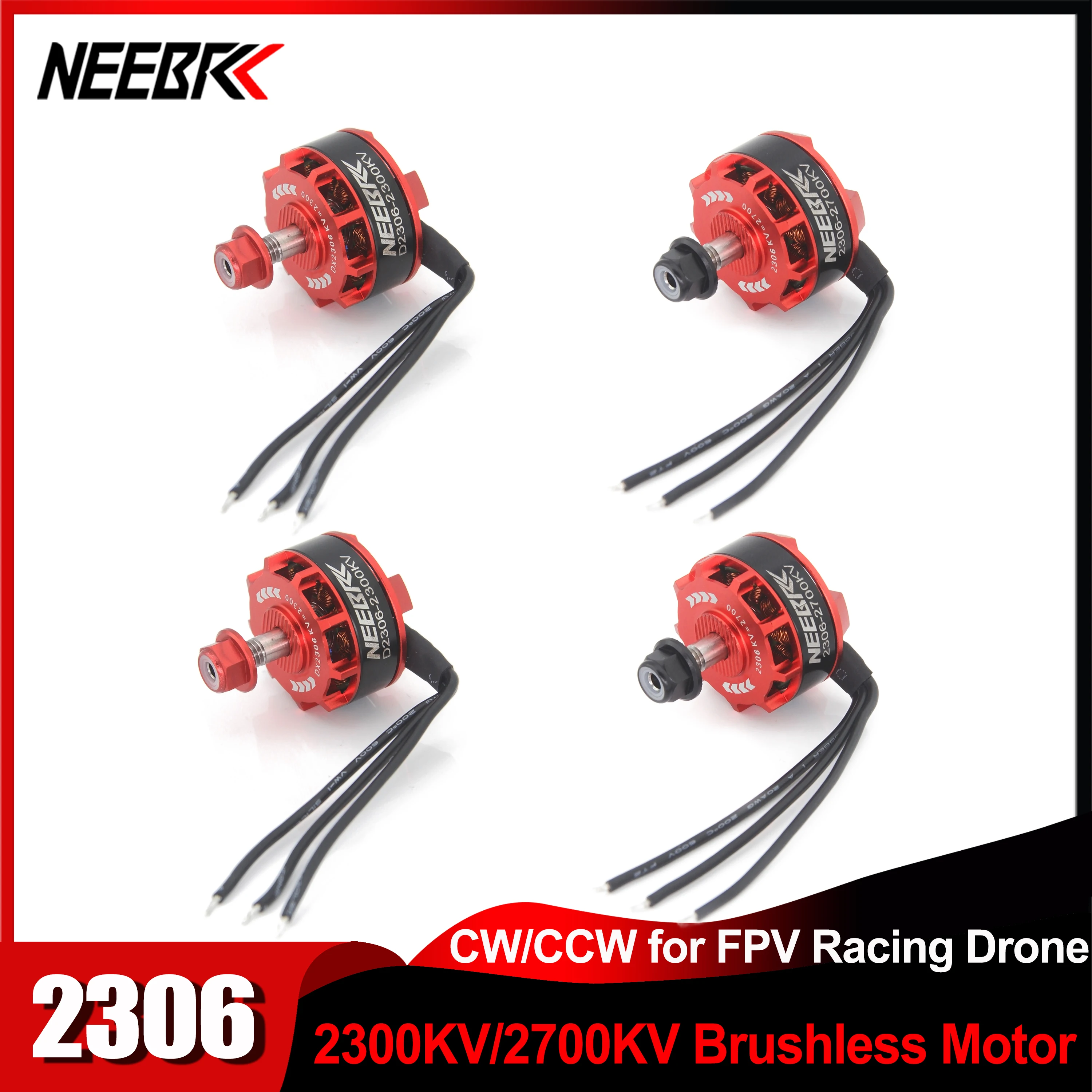 2306 2700KV 2300KV 2-4S CW/CCW бесщеточный двигатель для FPV гоночного дрона QAV250 Eachine Wizard X220 280 RC мультикоптера