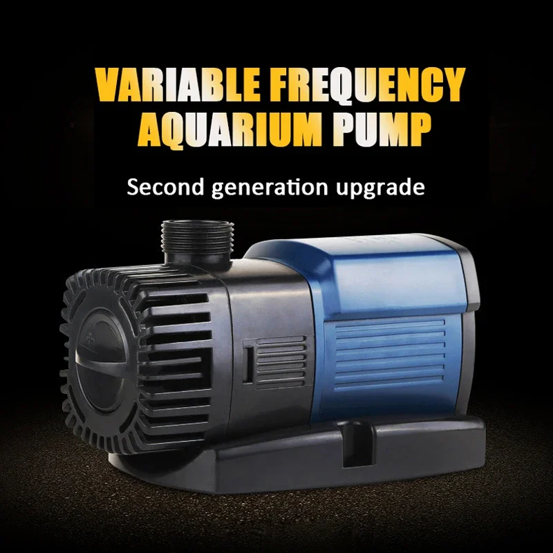 

Aquarium Fish Tank Submersible Pump Large Flow Variable Frequency Pumping Pond Fountain Amphibious Filter Water Pump 11-38W