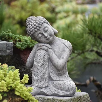9.84inch Resin Large Meditation Buddha Staue 1