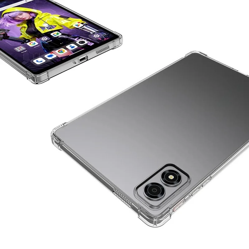 Enhanced Gaming Tablet Case with Shockproof Airbag Design - Premium Clear TPU Back Cover, 8.8