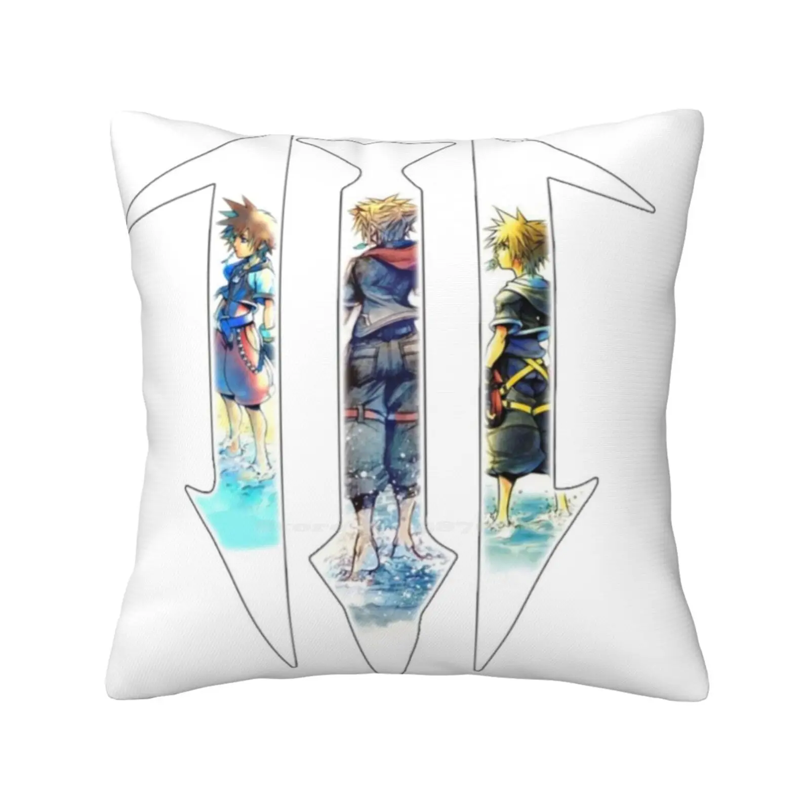 Kingdom Hearts 3 Logo-The 3 Ages Of Sora Home Sofa Car Waist Throw Federa Kingdom Hearts 1 Kingdom Hearts 2 Kingdom Hearts