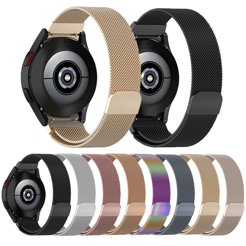 

Ремешок «Миланская петля» для Samsung Galaxy Watch 4 5 Band 44 мм 40 мм, браслет для Galaxy Watch 4 Classic 46 мм 42 мм, 5 Pro 45 мм