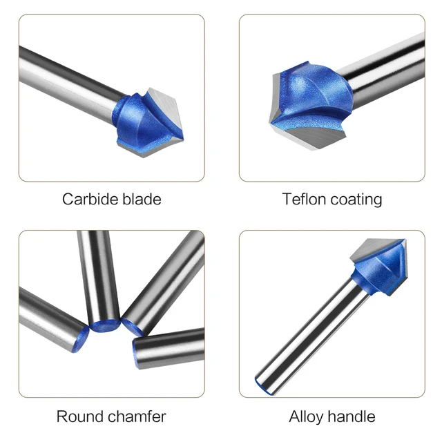 90 Degree Router Bit 1/2