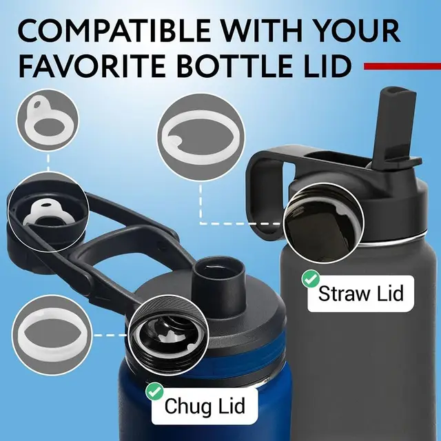 Silicone Water Bottle Gasket Replacement for Thermoflask/Takeya 24oz/32oz/40oz/64oz 4