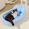 NEW Four Seasons Universal Cat Nest Pet Deep Sleep Kitten Chihuahua Indoor Bed Suitable for Small and Medium Sized Cats and Dogs 4