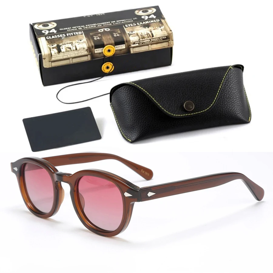 Occhiali Da Sole Ovali Vintage Stile Johnny Depp - UV400 Per Uomo E Donna, Look Anni '70 Uv400 Protezione Totale - Foto 5