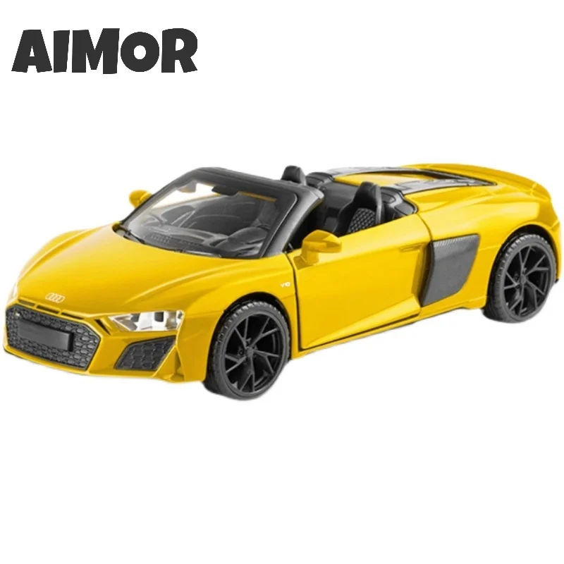 

Aimor 1:32 R8 Convertible Supercar Alloy Die-casting Model Toy Collection Boyfriend Festivals Children Gift Tabletop Decoration