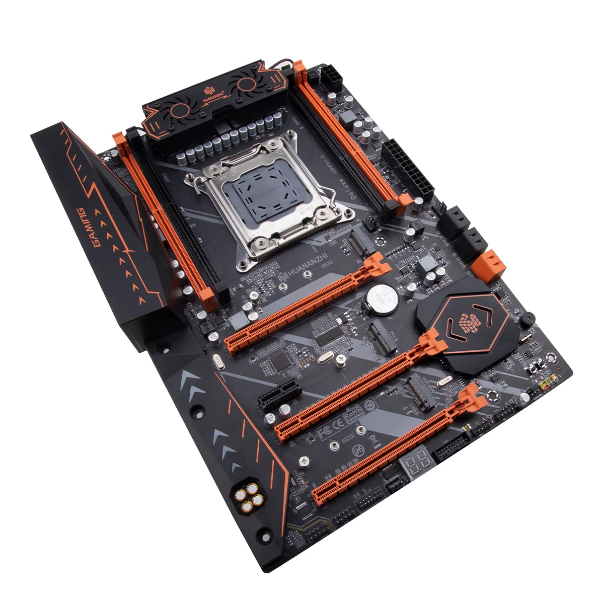 HUANANZHI  LGA 2011 ATX USB3.0 SATA3 PCI-E NVME M.2  REG ECC NON-ECC ޸, X79 DELUXE V7.1