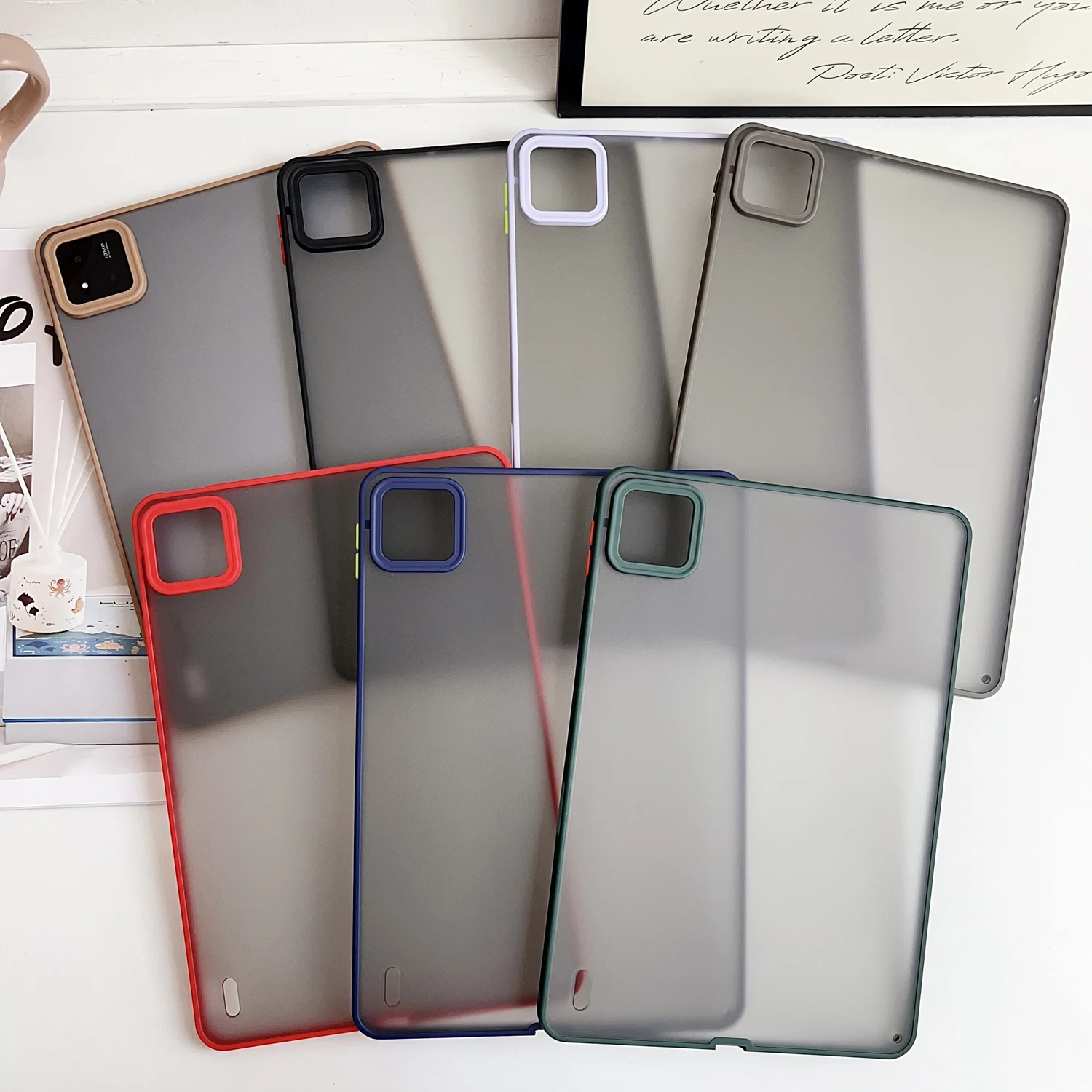 Translucent Matte Shockproof Tablet Case - Hard Protective Cover