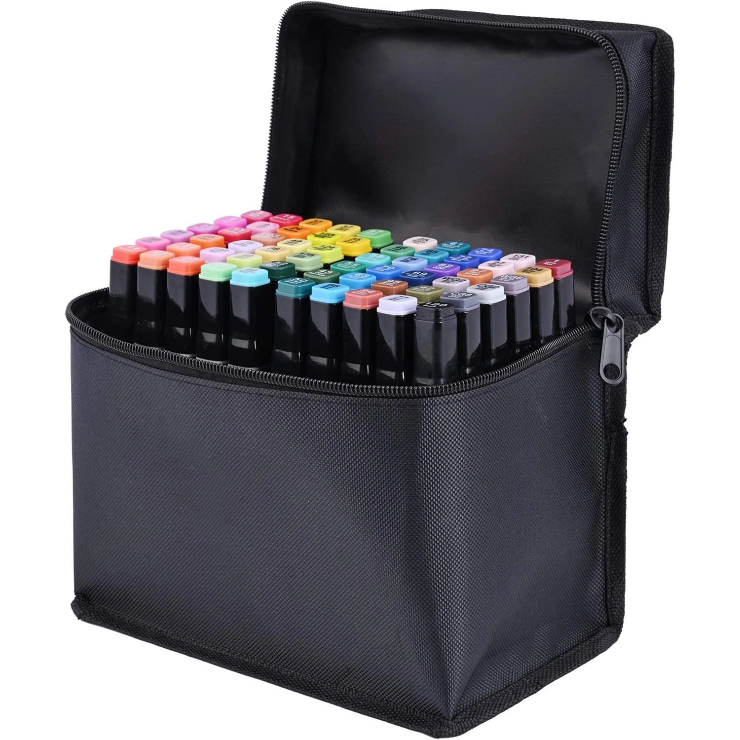 12-80 Colors/Bag Art Marker Alcohol Felt Pen Dual Tips Manga