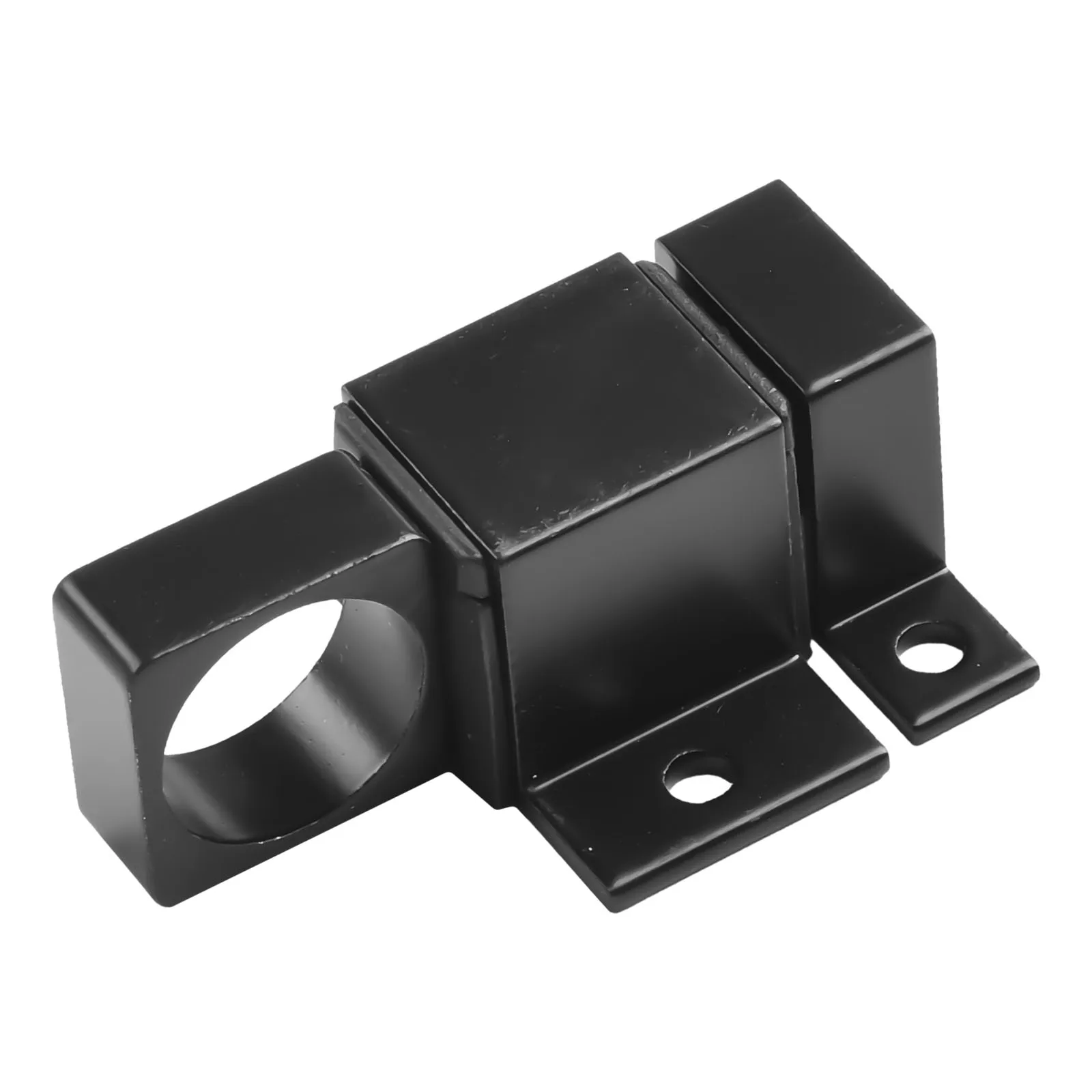 1x Door Bolt Latch Automatic Door Spring Bounce Lock Window Gate Security Pull Ring Aluminum-Alloy Anti-Theft Self Closing Latch