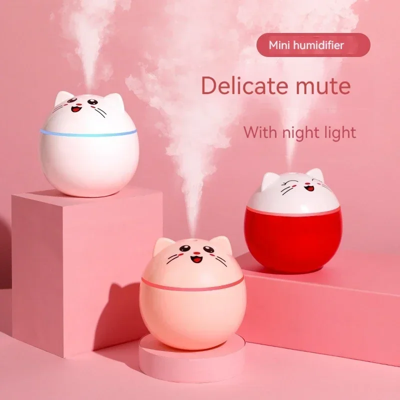 

Silent big USB home office car pregnant women young spray Lucky Cat humidifier mini small baby hydration