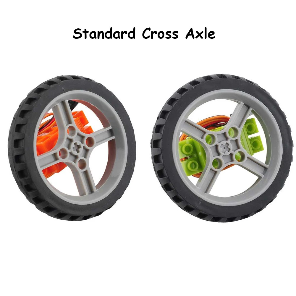 4pcs Geekservo 360 Degree Continuous Rotation Servo Wheel Compatible with Legoeds Building Blocks Micro:bit Robot Smart Car robot diy kit,servo motor parts