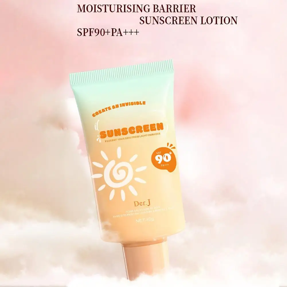 Whitening Sunscreen SPF90+ PA+++ For Face Body Sun From UV Isolation Light Water Resistant Non-Greasy Sunscreen Lotion