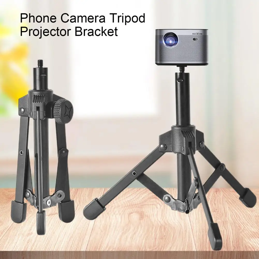 Projector Flexible Tripod Stand Aluminum Alloy Portable Projector Bracket Stand With 360° Ball Head For Projector Cellphone energetic resin 3d printer platform 224x129mm flexible steel plate flex bed with magnetic base for elegoo saturn 2 8k saturn 3