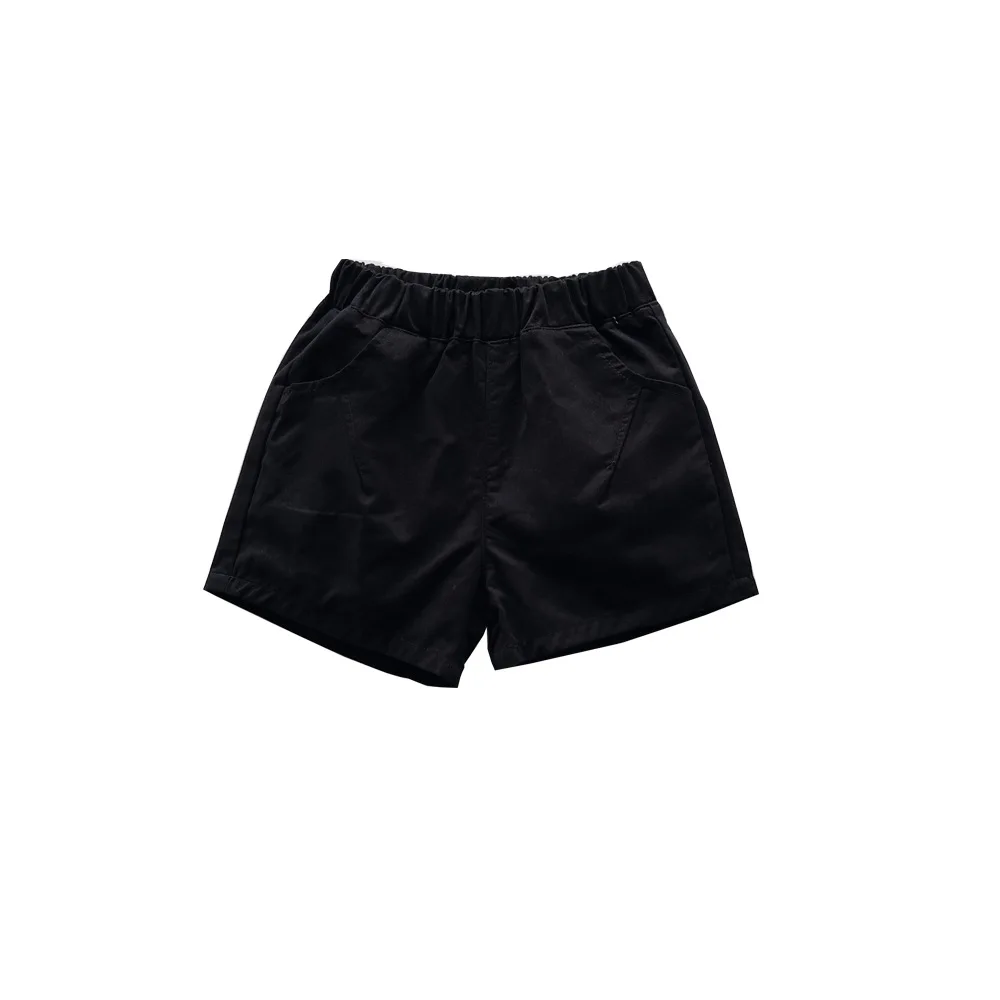 Boys Shorts Summer Korean Children Shorts Casual Overalls for Kids Boy Loose Girls Pants Solid Color Toddler Trousers