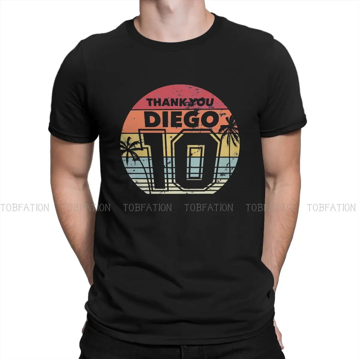 Maradona Great Best Player Grazie Diego Vintage Soccer Number 10 T Shirt Classic Graphic Teenager Summer Oversize Cotton