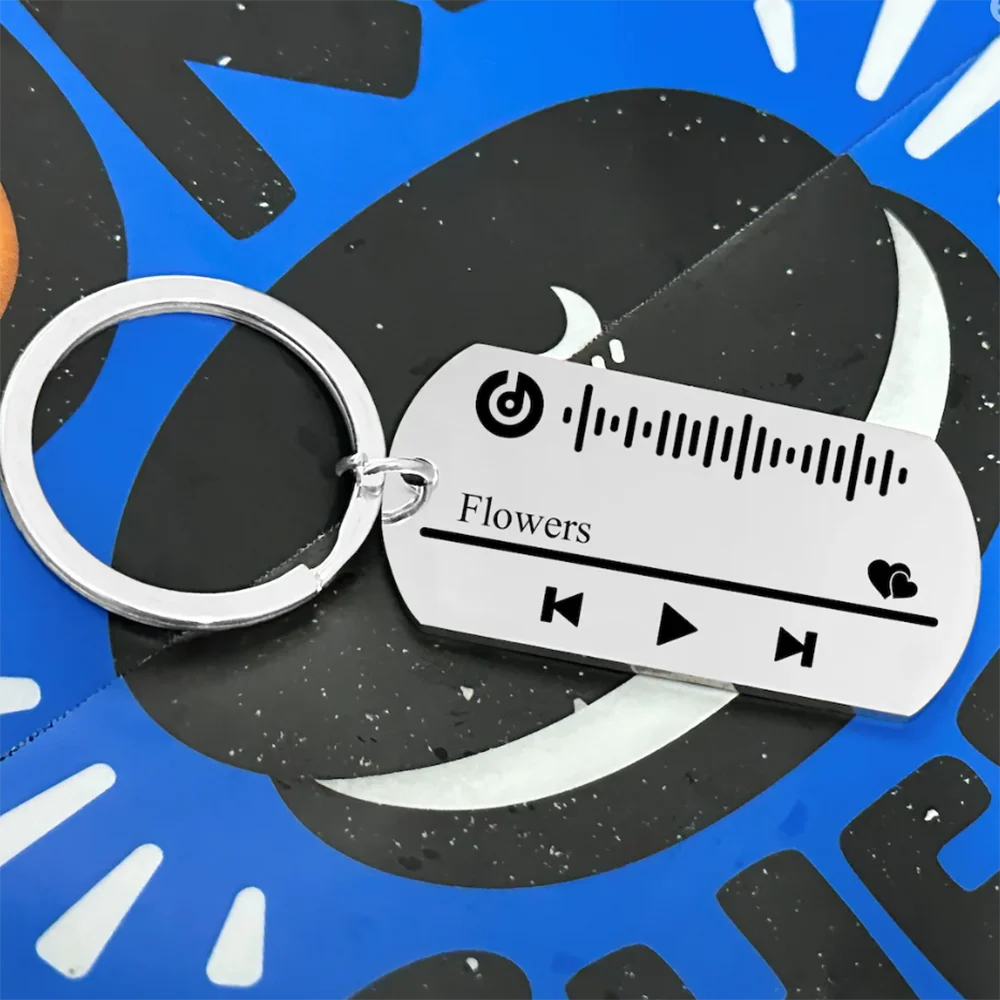 фотоальбом follow your heart 30 магнитных листов Personalized And Customized Music Code keychain, Laser Carved Music Songs, Find Unique Songs in Your Heart, Exquisite keychain