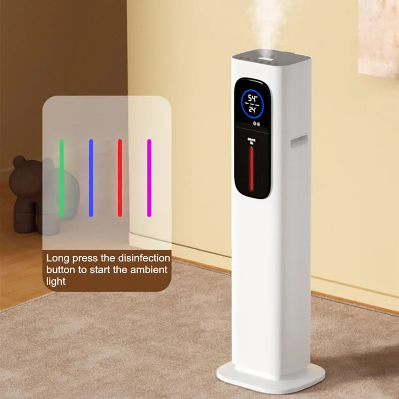 Intelligent Floor-Mounted Air Humidifier Household Quiet Bedroom Pregnant Women And Babies Large-Capacity Spray Air Conditioning