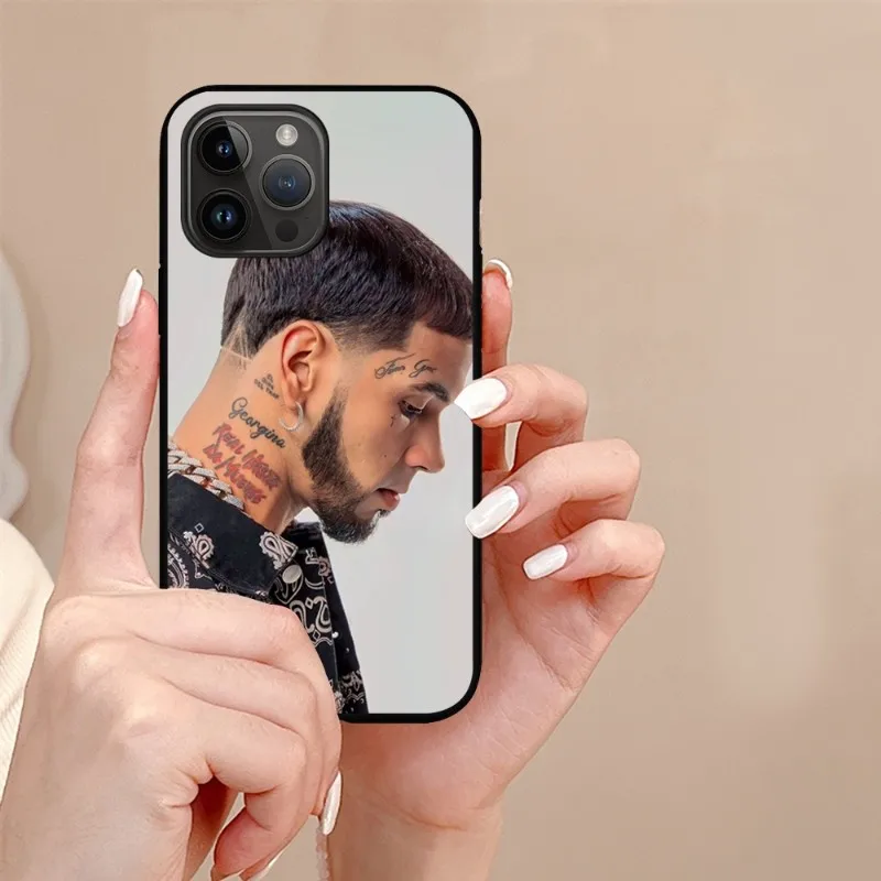 Anuel AA Rappers Black Shockproof Soft Phone Case