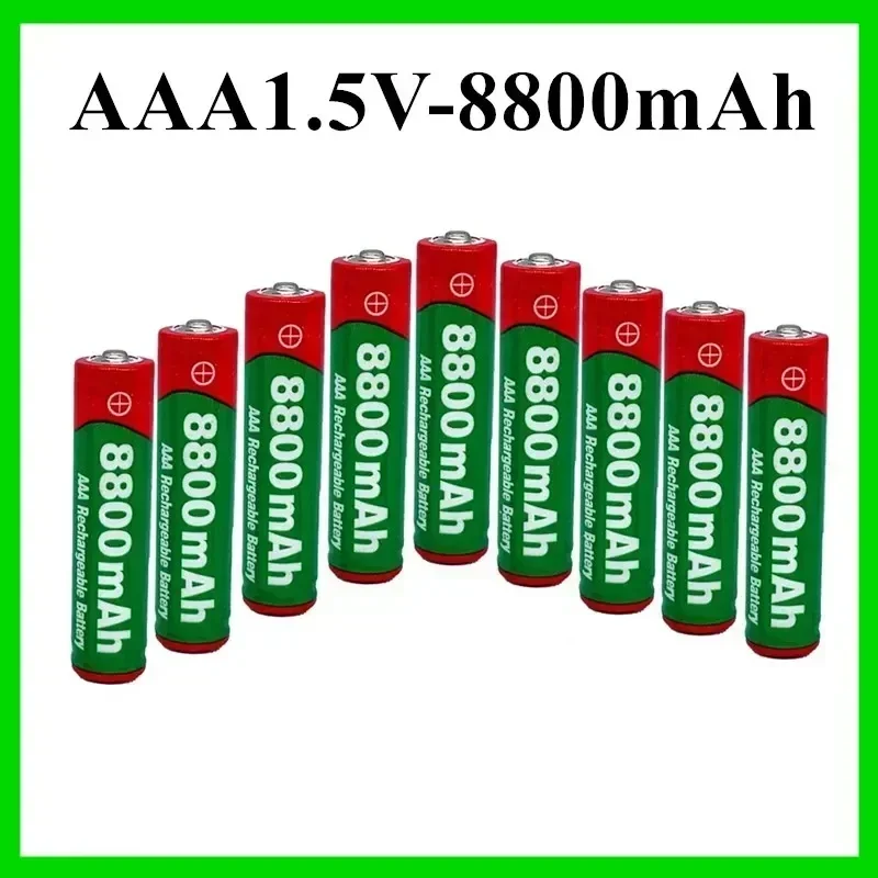 

AAA1.5V Battery 8800mAh 100% Rechargeable Battery Lithium Ion 1.5V Battery for Clocks Mice Computers Toys So on + Free Shipping