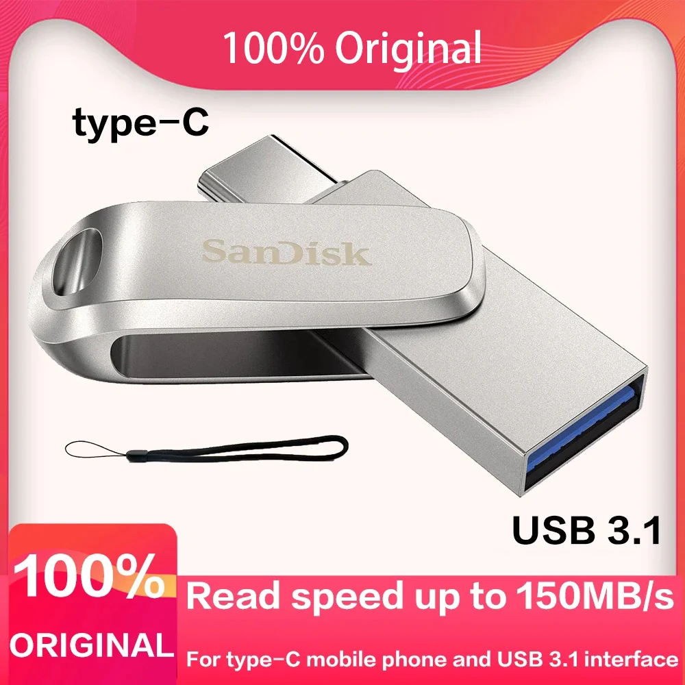 SanDisk SDDDC4 USB 3.1 Flash Drive 64GB Type C 512GB Pendrive 256GB 128GB 32GB Phone Metal Type C OTG Flash Drive 1TB Pen drive, pendrive usb c - Vimarsana News