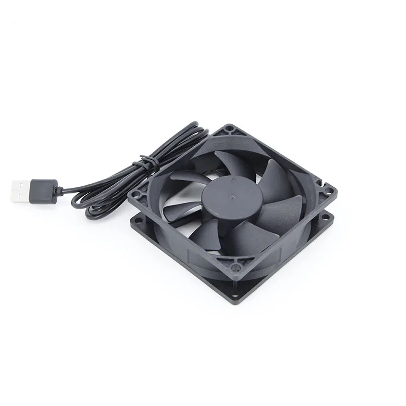 5V USB Power Cooling Case Fan for Receiver DVR Xbox TV Box Router 4CM 5CM 120x120x25mm 80x80x25mm 5010 9025 8cm 12cm