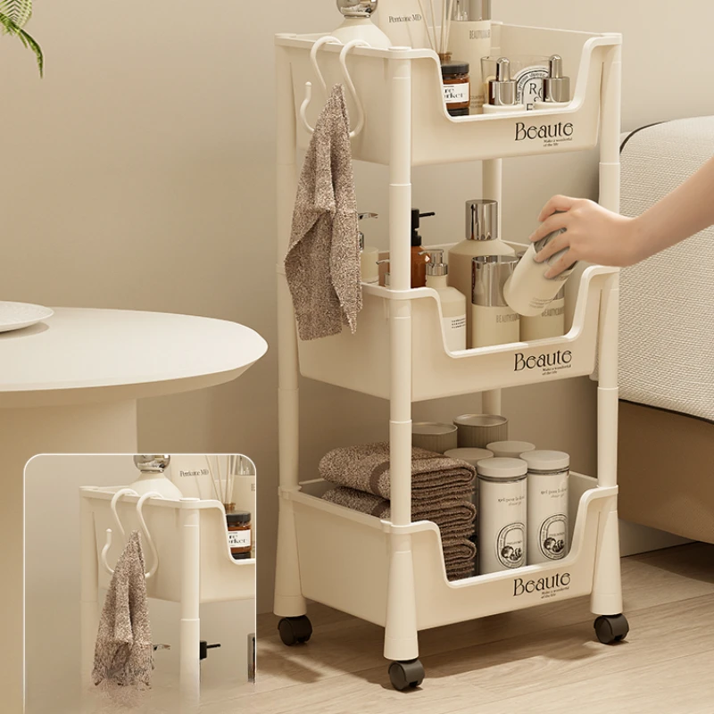 Salon Trolley Acrylic Cart Storage Hospital Food Spa Salon Trolley Machine Lashes Carrito De Belleza Furniture ZT50ST