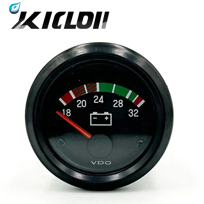 12V/24V VDO Voltmeter Diesel Generator Set Accessories Voltage Meter 8-16V 16-32V