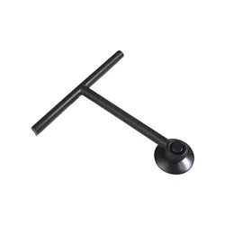 Premium Shower Squeegee with Hanging Handle for Efficient Water and Glass Cleaning (Black)